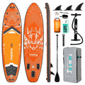 FunWater Uppblåsbar SUP-bräda 11'6" | 200 kg kapacitet, trippelfena, halkfri EVA-däck & bungee SUPFW50A Polen