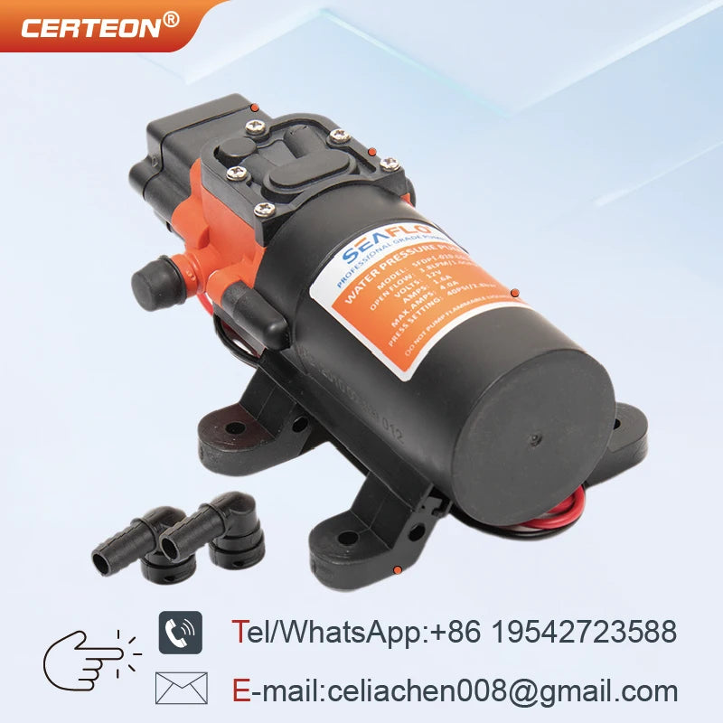 SEAFLO-21 Membranpump 12V/24V - Kompakt Vattenpump för Husbil & Båt