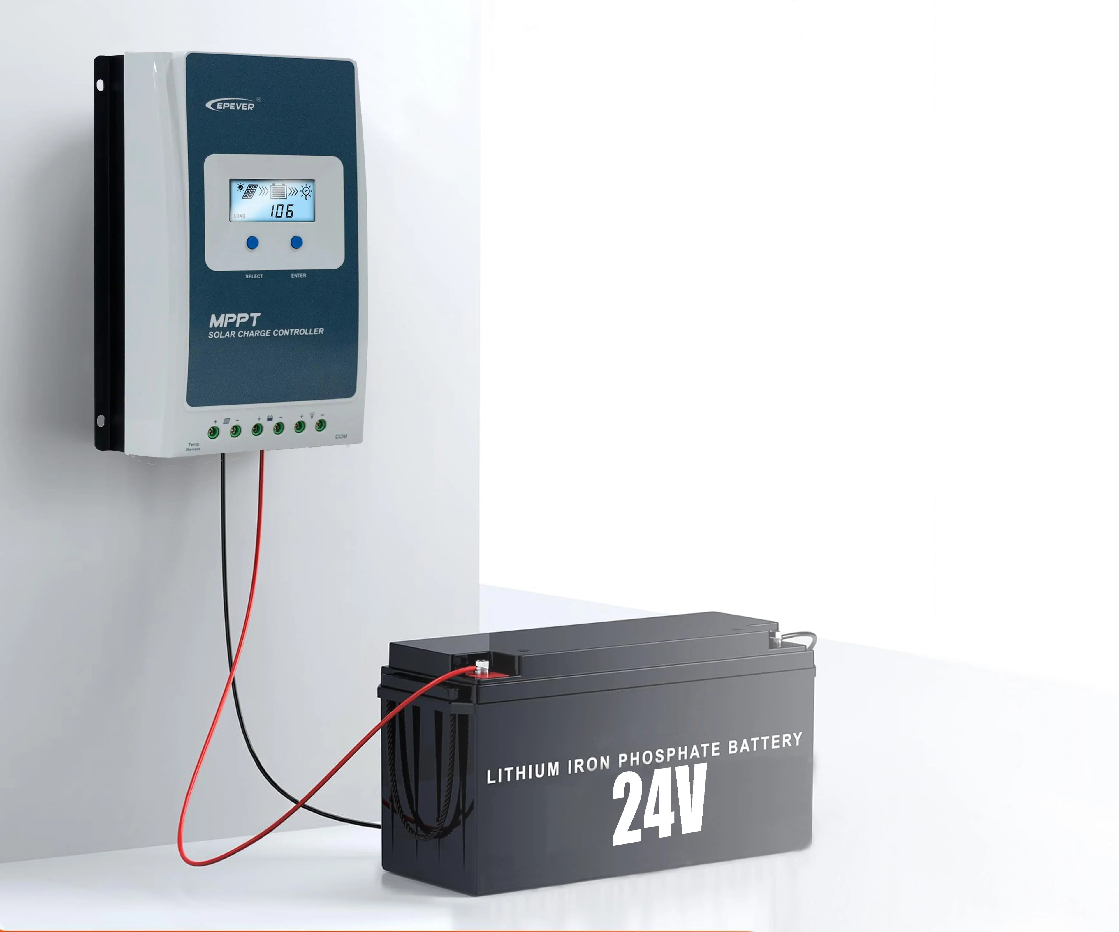 MPPT Solarladdningsregulator 10A 20A 30A 40A – 12V/24V Auto