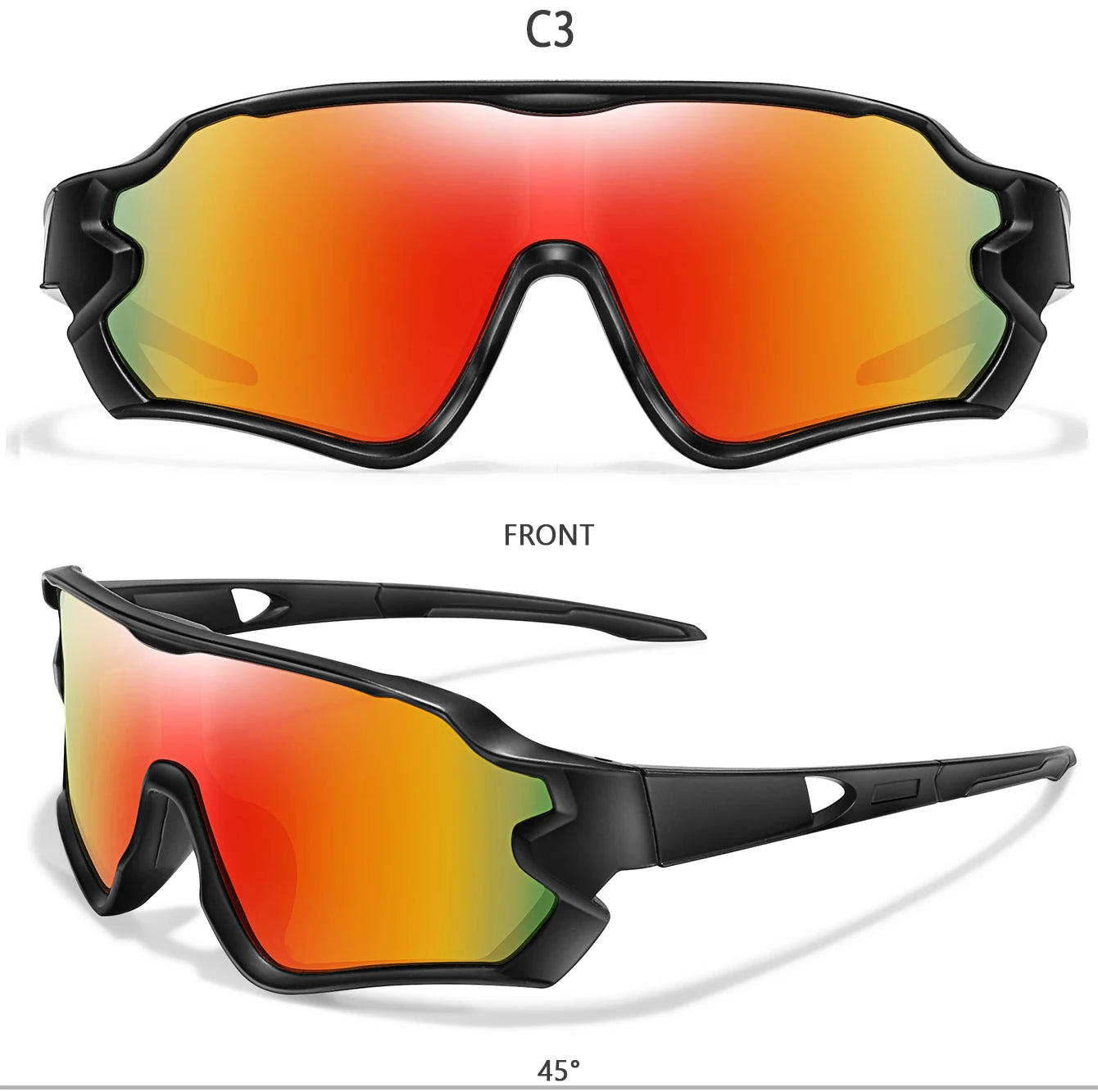 Barnsolglasögon UV400 – Sport & Utomhus för Barn 9–15 År