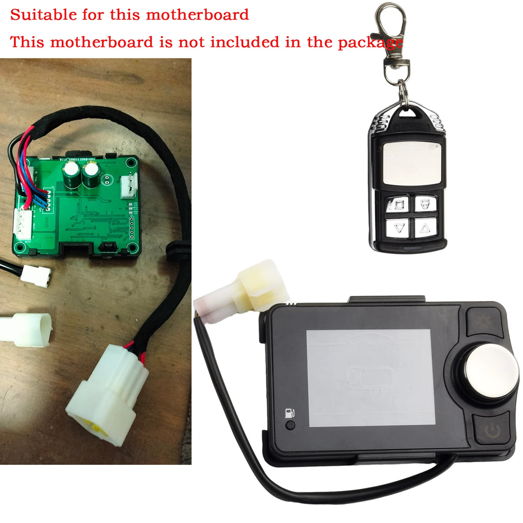 LCD Display och Fjärrkontroll för Dieselvärmare 12V/24V - Komplett Set med Bluetooth