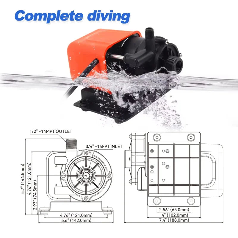 SEAFLO 230V Marin Luftkonditioneringspump