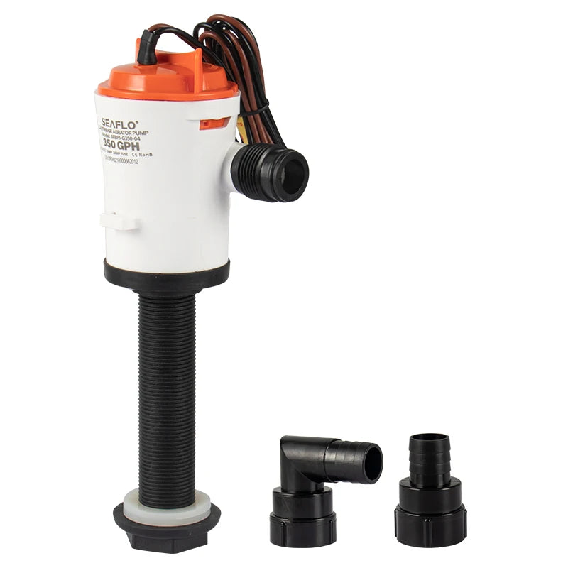 Seaflo 04 Aerationspump - Professionell Levande Bete Pump 12V 350GPH 12V 350GPH