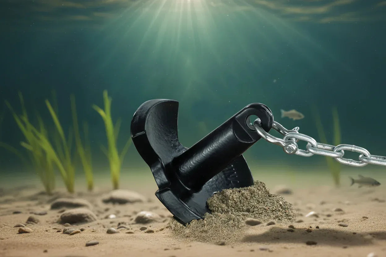 Svampankare 12 lbs - Professionellt Flodankare för Båtar upp till 10 fot