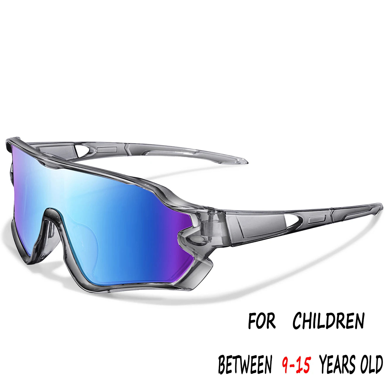 Barnsolglasögon UV400 – Sport & Utomhus för Barn 9–15 År AK-M-7