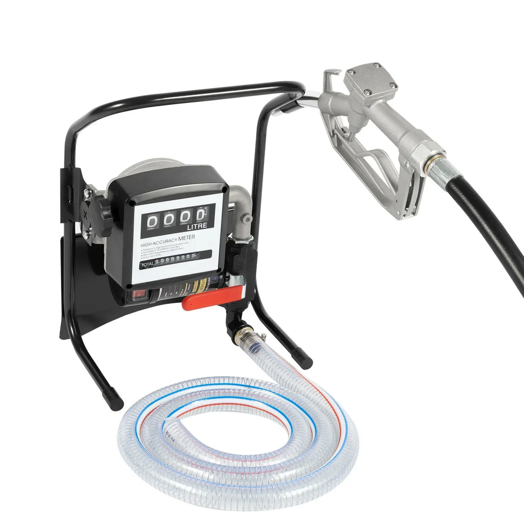 Elektrisk Dieselpump 220V 200W - Bärbar Bränslepump med Automatisk Pistol