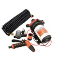 5.0 GPM 70PSI Marin Spolpump Kit 12V | Kraftfull Membranpump för Båtar svart