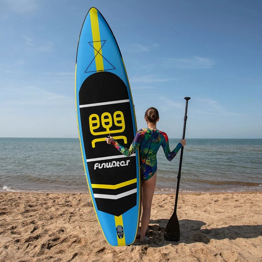Uppblåsbar SUP Paddleboard - Premium Stand Up Paddle Board för Fiske och Fritid