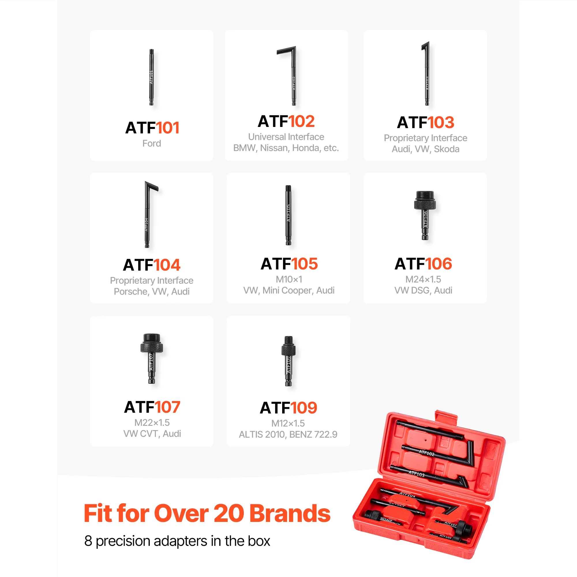 7.5L Transmissionsvätskepump - Manuell Vätskeöverföring med 8 ATF-adaptrar