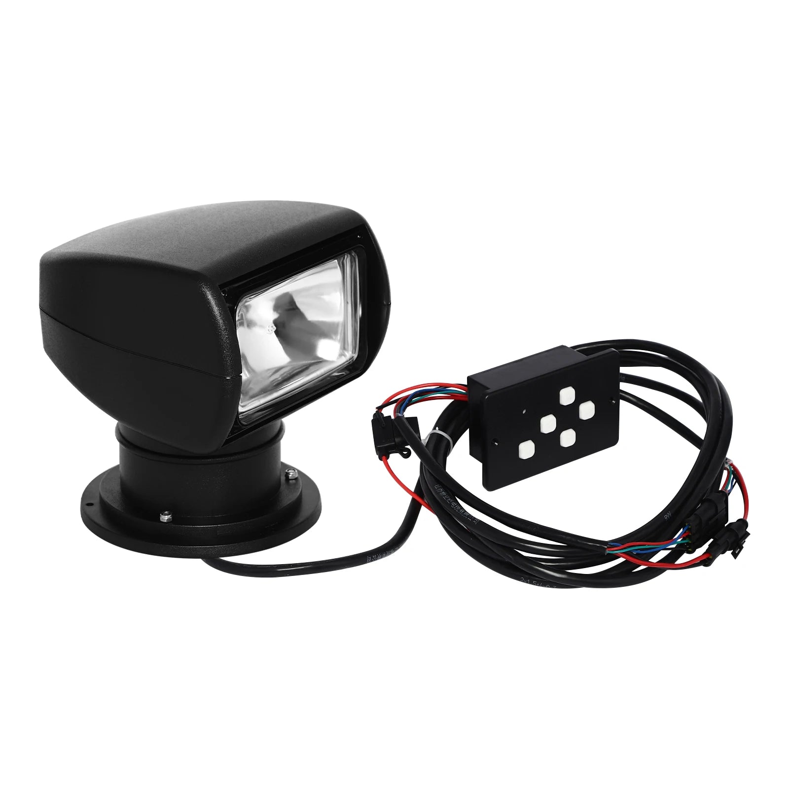 100W 12V Boat Spotlight 355° Rotation 2624ft Lighting Remote Control Searchlight IP66 Waterproof ABS Halogen Light for Marine svat GERMANY