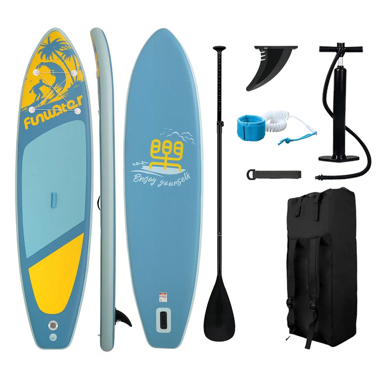 FunWater Uppblåsbar SUP Board - Stand Up Paddling Board för Vattensport SUPFW28E Polen (3–6 dagar)
