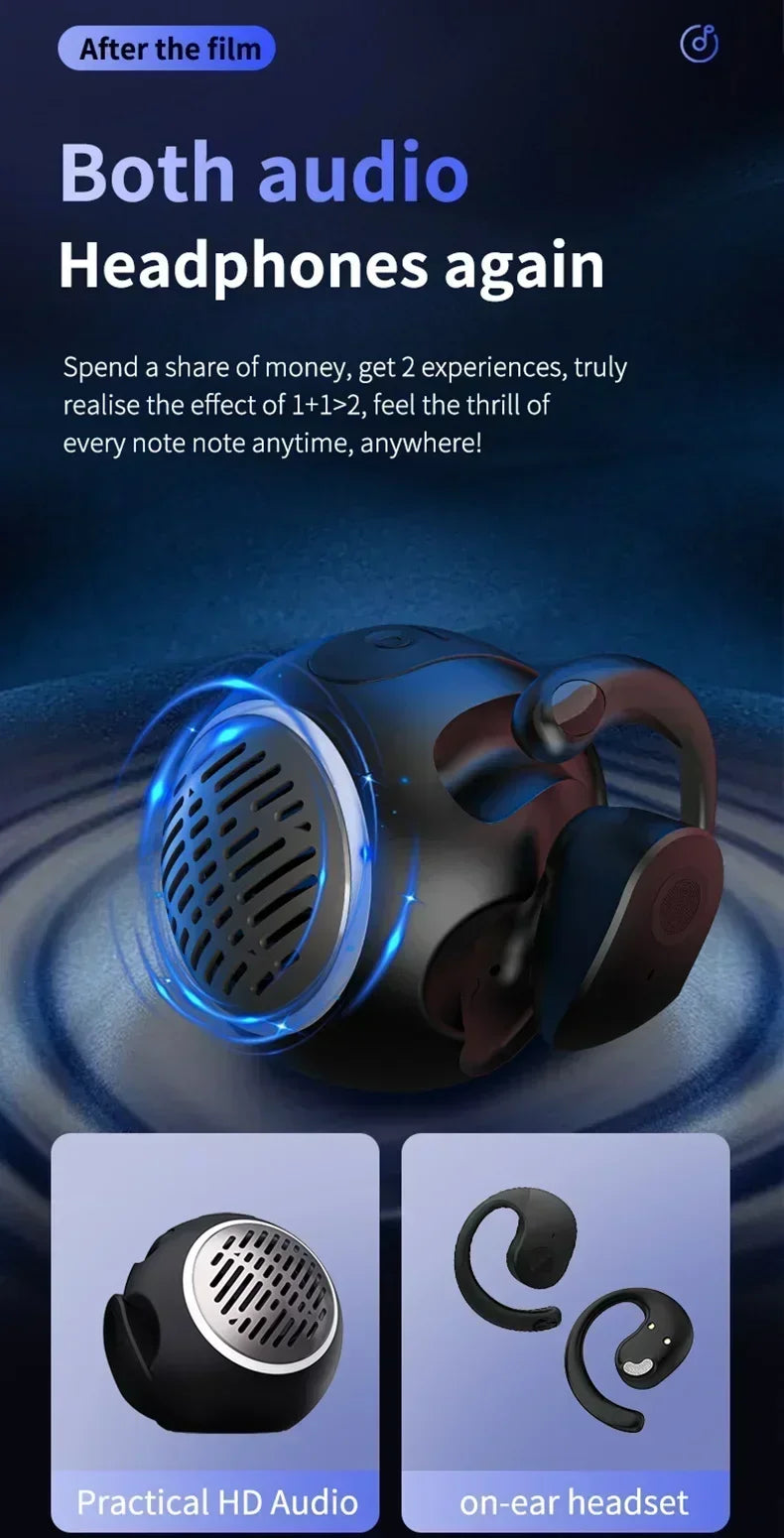 Trådlösa Bluetooth Hörlurar 5.3 - Sport & Gaming Headset med Brusreducering
