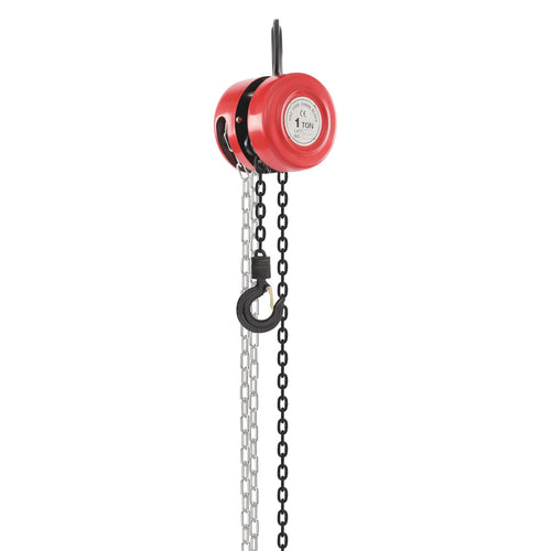 1 Ton 9.84ft Hand Chain Hoist Manganese Steel Industrial Manual Lifting Tool