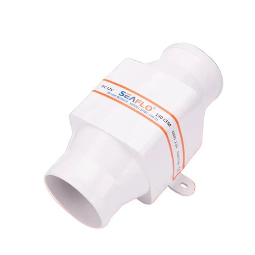 3" 12V Inline Marin Blåsare för Båt Läns, Byssa, Motor | Ventilation & Kylning vit