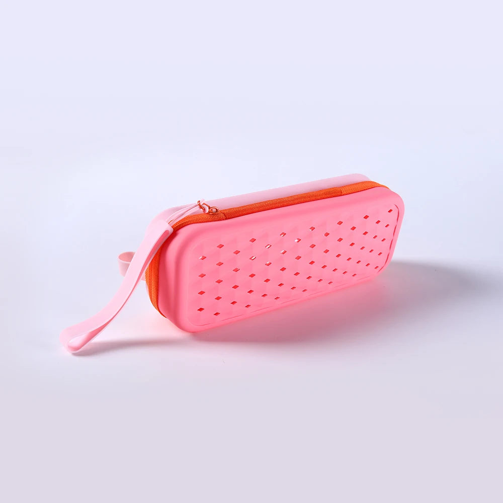 Eyeglasses Storage Protector Silicone Swimming Bag Soft Eyeglasses Case Swimming Gear Breathable Eyeglasses Protective Case B