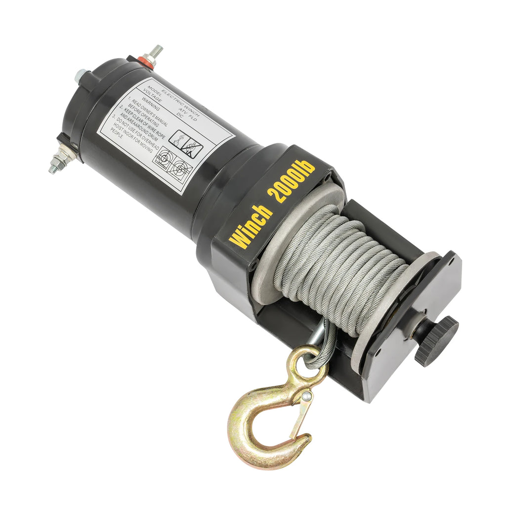 900kg Electric Winch| DC12V Off-Road Lifting Device| Alloy Steel Car and Ship Towing Device GERMANY