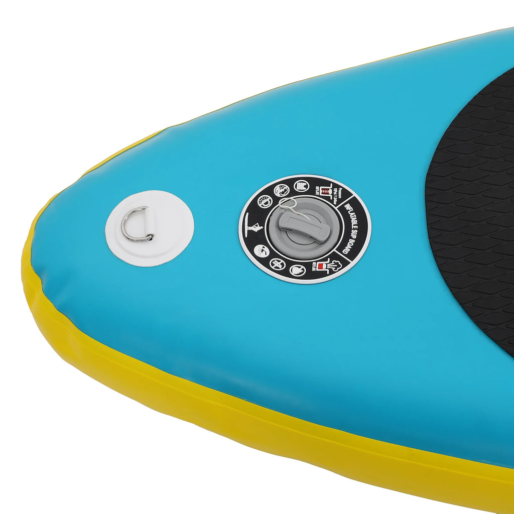 Inflatable Stand up Surfboard Set| 305*76*10cm Anti-slip Surface Portable Supboard Paddle Board| Surfboard+Pump+Paddle+Fin