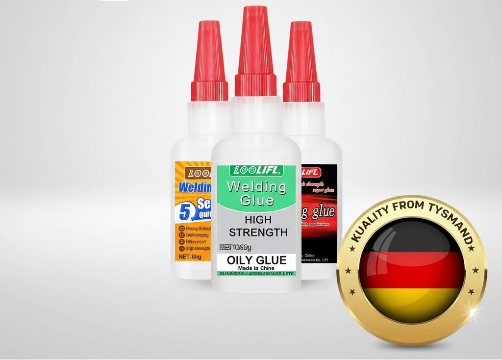 LOOLIFL Extrastark Svetsande Lim 50g - Universellt Metallim för Metall Resin Keramik Glas Trä Plast