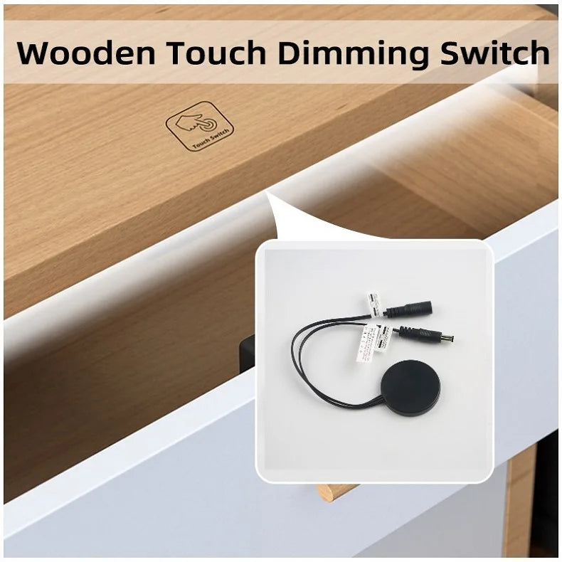 Smart Touch Dimmer Switch DC 12V/24V - LED Skåpbelysning med Sensor | 60W
