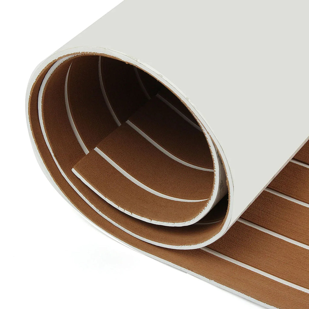 2400x900x6mm Båtgolvbeläggning EVA-skum – Halkfri Självhäftande Marinmatta