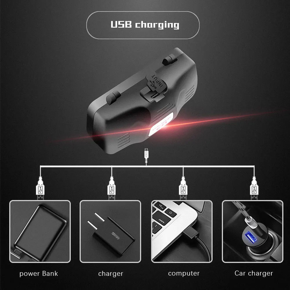 Röd LED Pannlampa - Professionell Pannlampa för Fiske och Camping.