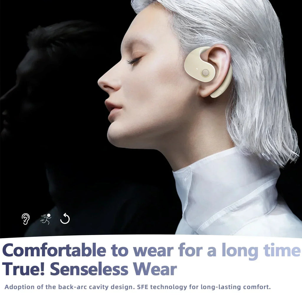 Trådlösa Bluetooth Hörlurar 5.3 - Sport & Gaming Headset med Brusreducering