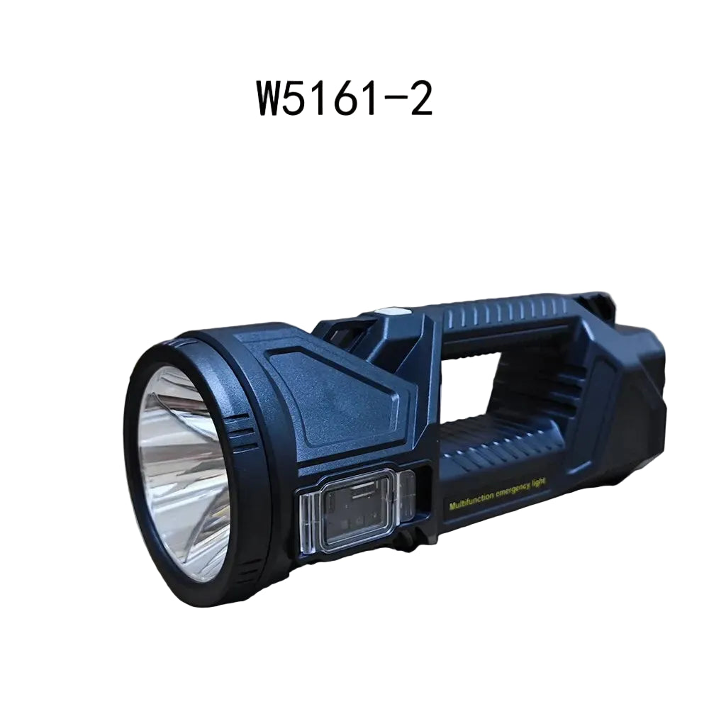 Kraftfull LED Strålkastare - Uppladdningsbar Söklampa med Powerbank 1800lm W5161-2 middle