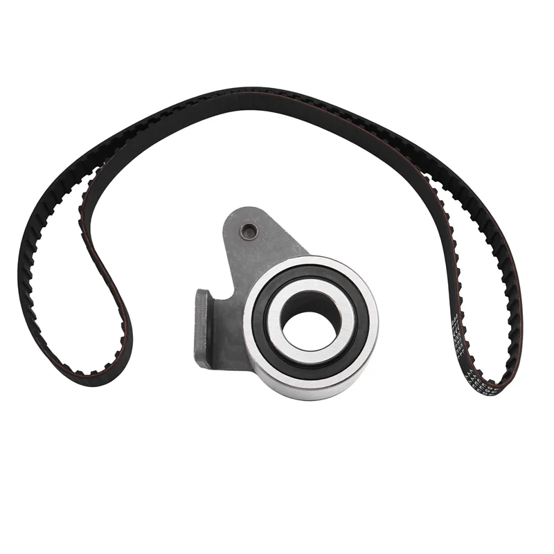Kamremskit med Spännrulle för Volvo Penta OHC AQ120 AQ125 AQ131 AQ140 AQ145 AQ151 Black Silver