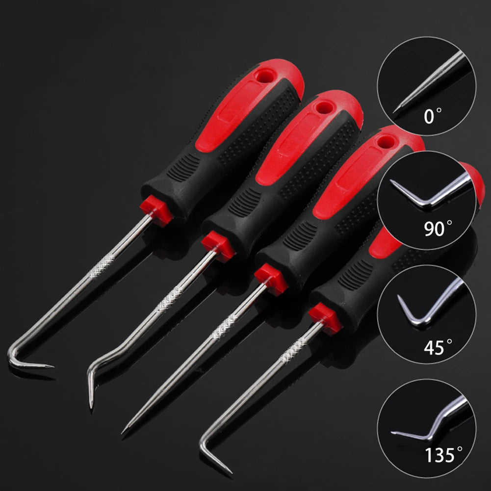 Oljetätning Skruvmejsel 24cm/16cm Bil O-Ring Tätning Packnings Puller Pick Krokar Tätningsverktyg