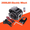 Elektrisk Vinsj 12V 3500LBS - Bärbar Båt & Trailer Vinsj med Trådlös Fjärrkontroll svart Polen