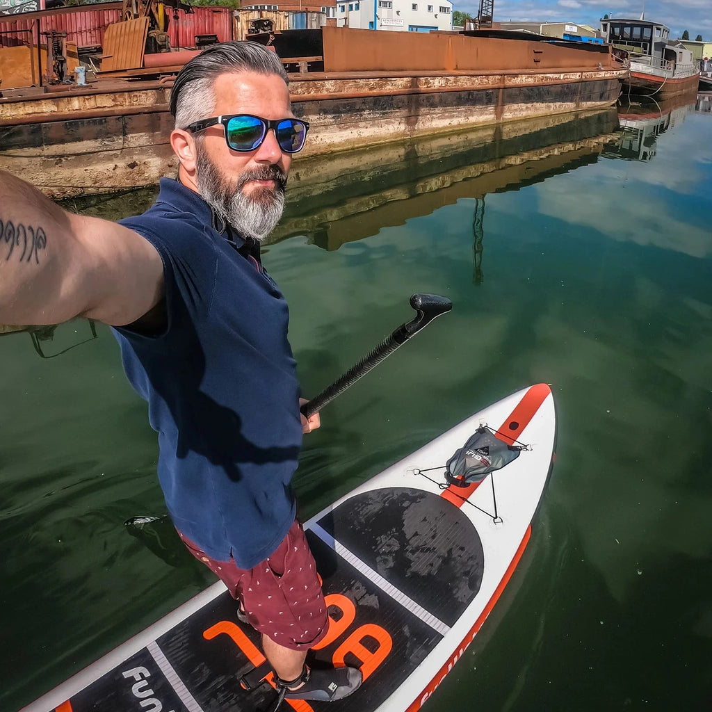 Uppblåsbar SUP Paddleboard - Premium Stand Up Paddle Board för Fiske och Fritid
