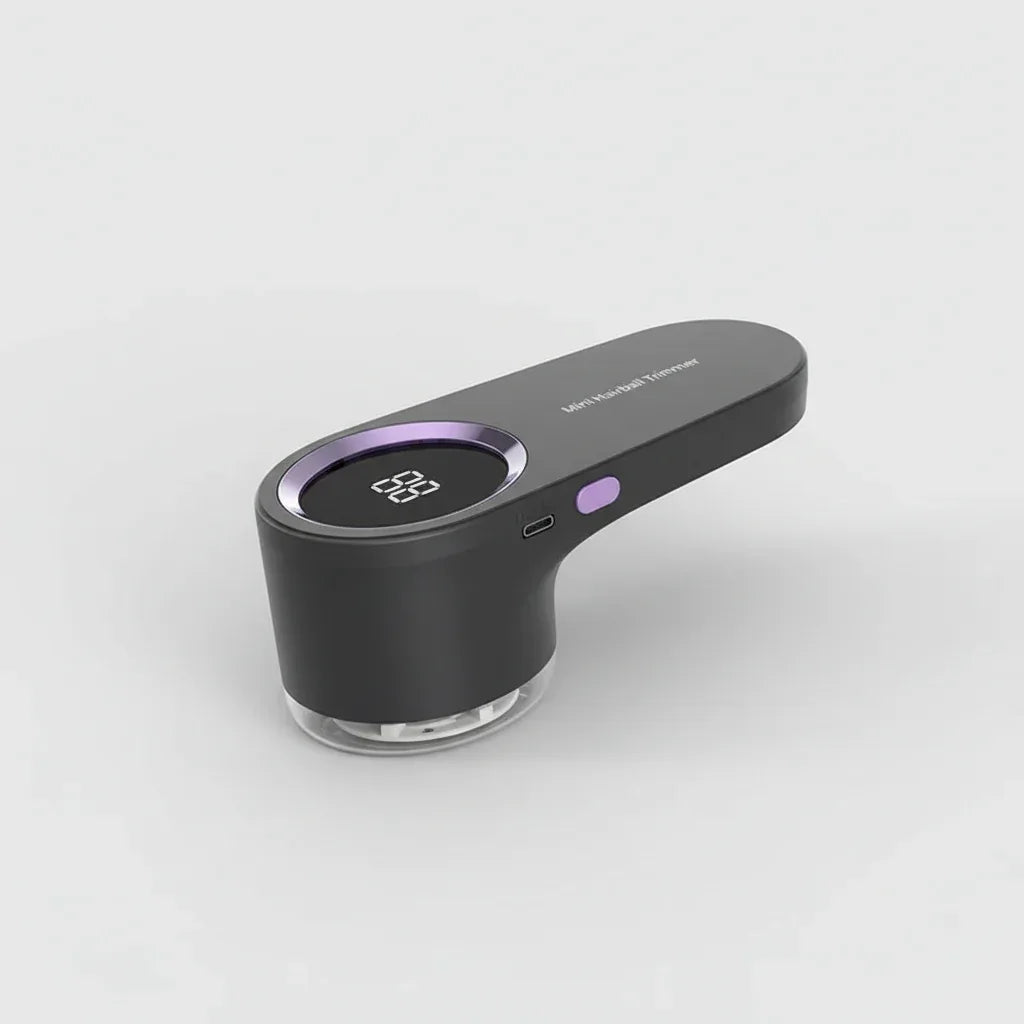 Elektrisk Luddborste med LED-Display - USB-C Laddning Grey