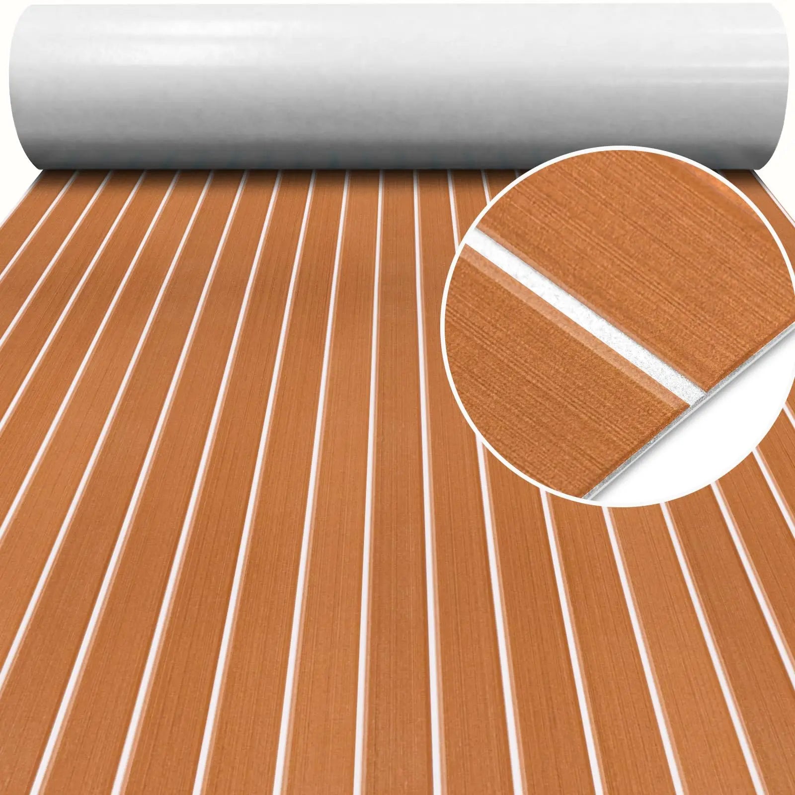 2400x900x6mm Båtgolvbeläggning EVA-skum – Halkfri Självhäftande Marinmatta