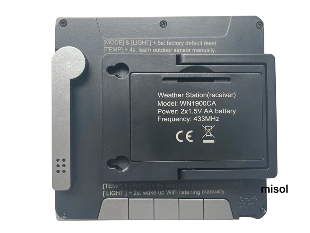 WiFi Väderstation WN1900 - Smart Väderstation med Internet & App