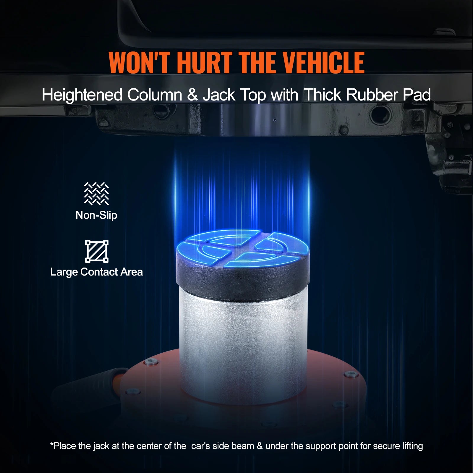 Domkraft 3 Ton - Professionell Luftdomkraft för Bil och SUV