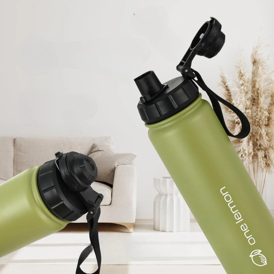 Termos 750ml Rostfritt Stål – Håller Varmt & Kallt | BPA-fri | Grön