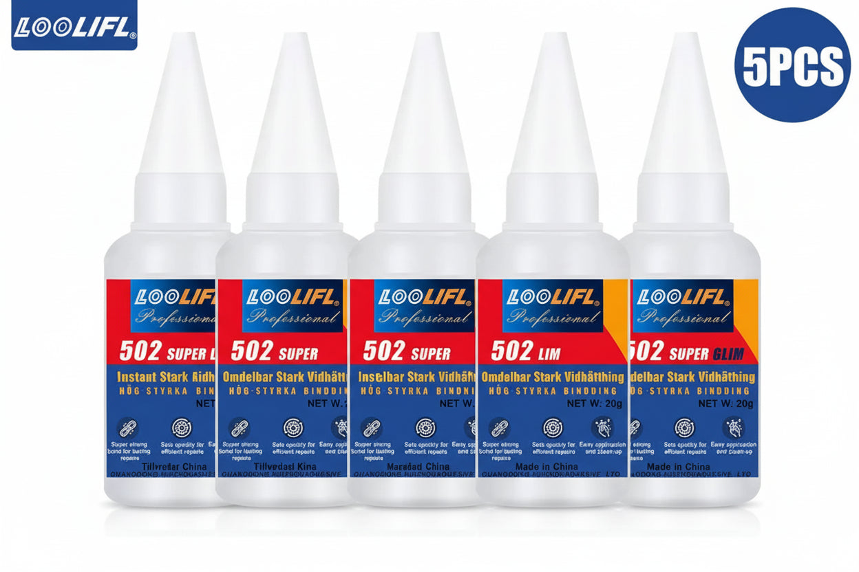 LOOLIFL Skoklister 20ml - Starkt Vattentätt Lim för Skor Stövlar Sulor Reparation