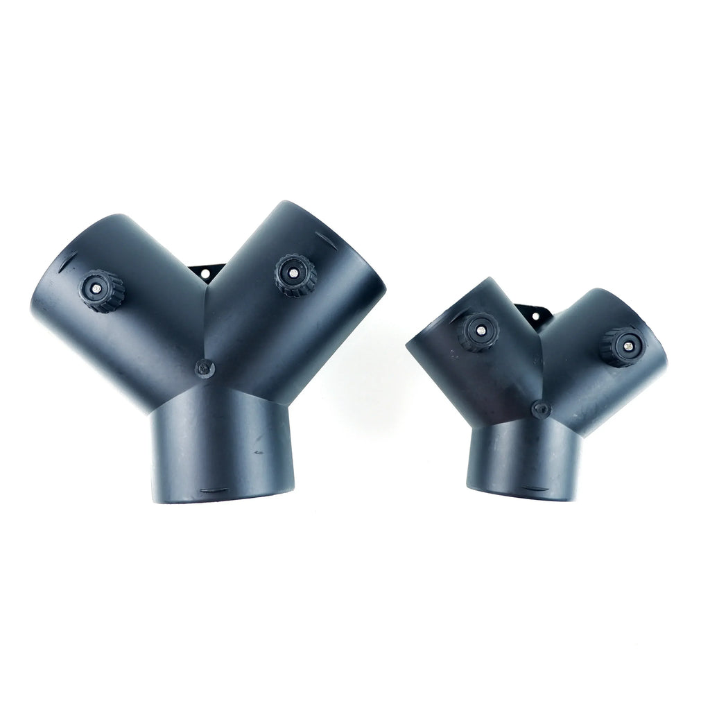 Y-Grenrör med Justerbar Ventil 60mm/75mm - Luftfördelning för Dieselvärmare