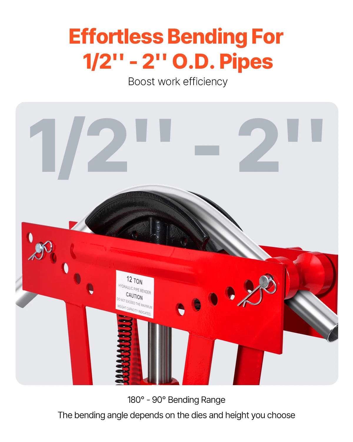 Hydraulic Pipe Bender 12 Ton