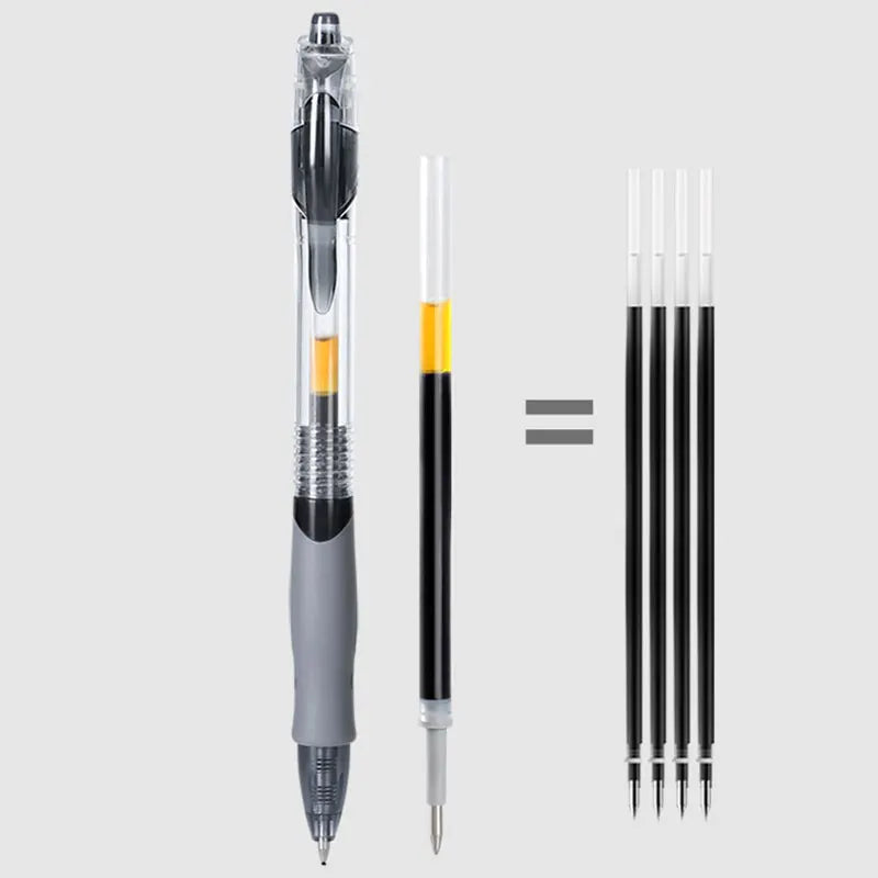 13/30pcs Retractable Gel Pens Set Black/Red/Blue Ink Ballpoint for Writing Refills Office Accessories School Supplies Stationer