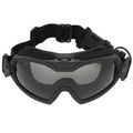 Taktiska Anti-dimma Skyddsglasögon med Mikrofläkt GG-MA-122 BLACK