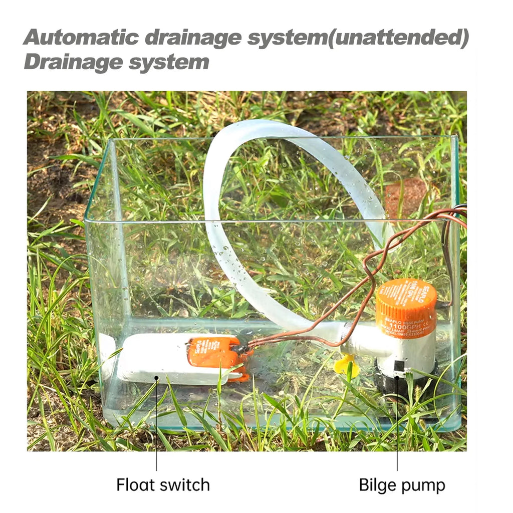 Automatisk Länspumpsflottörbrytare 12V/24V/32V - Marin Vattennivåsensor 25A