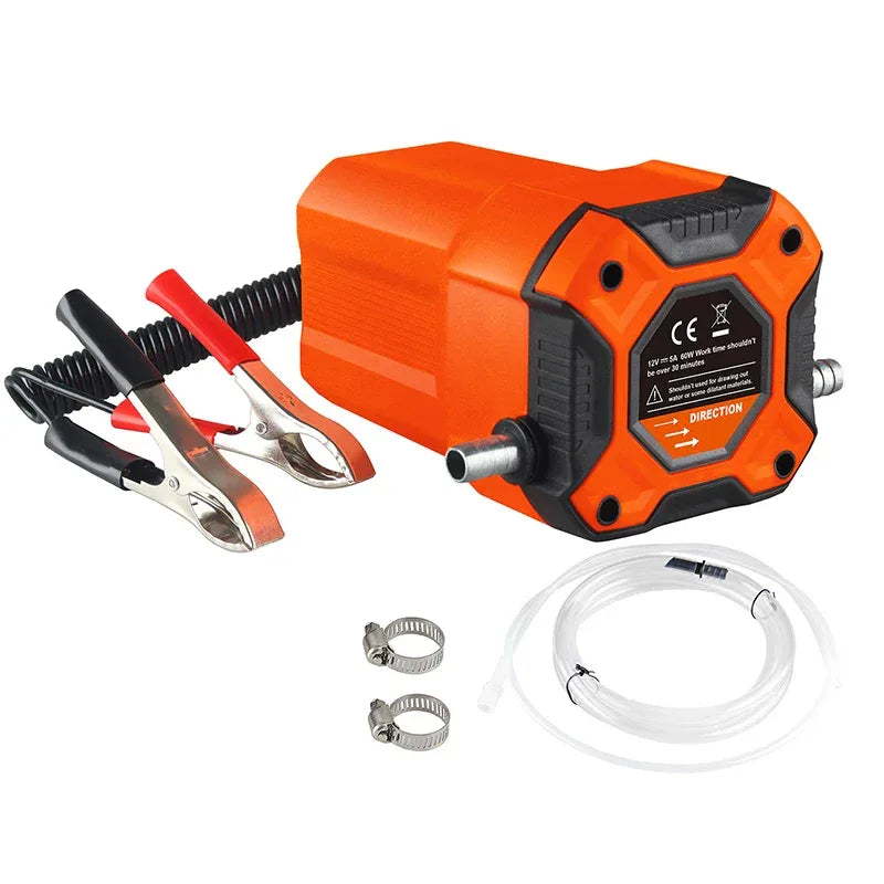 Elektrisk Oljepump 12V - Professionell Oljeabsorbering för Bil & Motorcykel