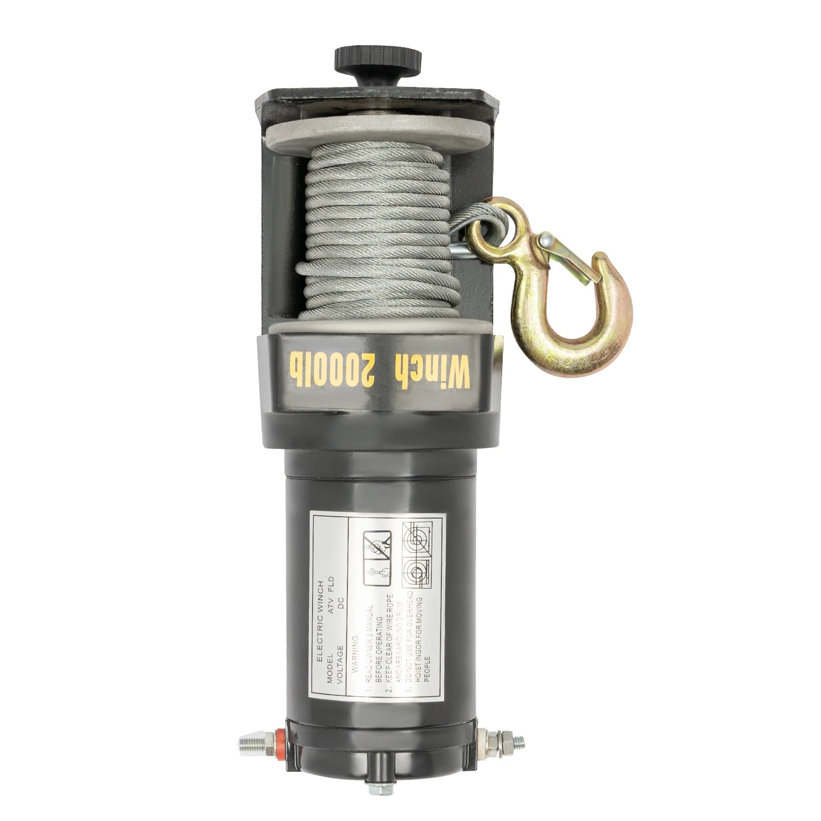 900kg Electric Winch| DC12V Off-Road Lifting Device| Alloy Steel Car and Ship Towing Device