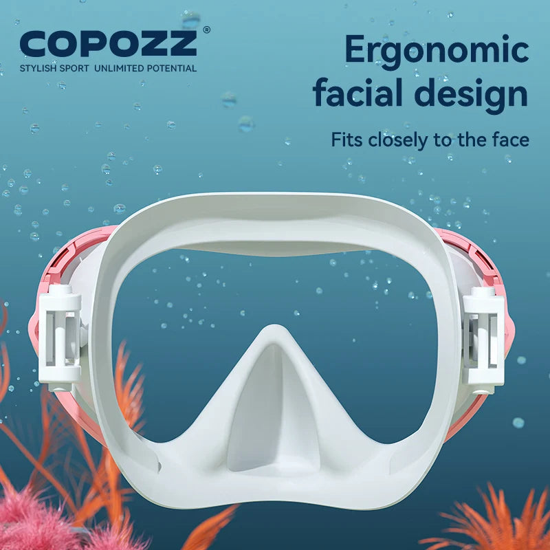 Snorkelmask - HD Anti-Dimma Panorama Dykmask