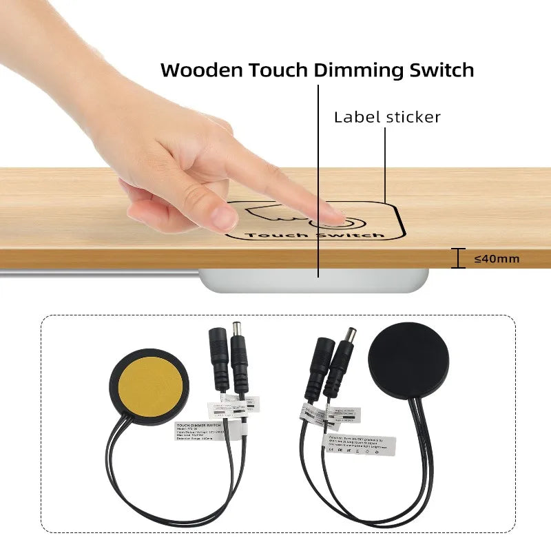 Smart Touch Dimmer Switch DC 12V/24V - LED Skåpbelysning med Sensor | 60W