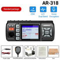 ABBREE AR-318 Professionell Bilradio 25W Dual Band VHF/UHF Walkie Talkie med Kryptering Standard