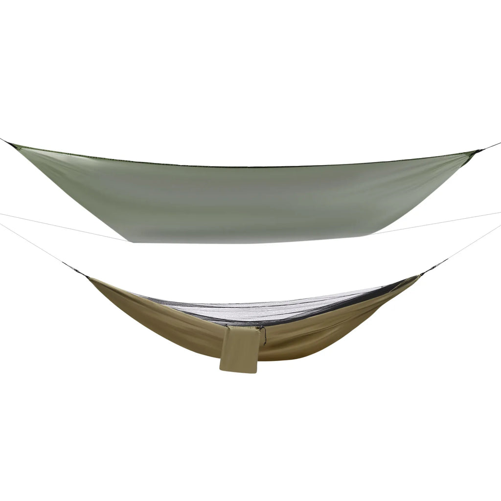 Portable Camping Hammock and Canopy Awning Olive Drab Beach Hammock Canopy