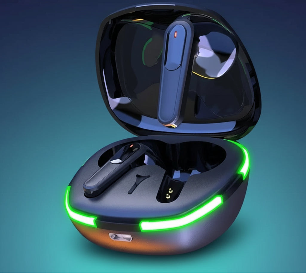 Trådlösa Bluetooth Hörlurar - Premium Noise Cancelling Headset med Mikrofon & HiFi Stereo Sound - Sport Earbuds för iPhone & Android.