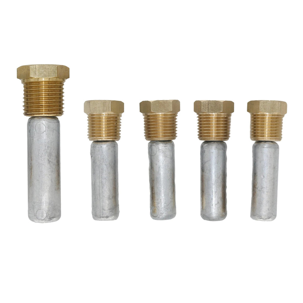 119574-18790 119574-44150 5 Pcs Zinc Anode For Yanmar 6LY 6LP some 4LHA Engines